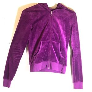 Purple velour Juicy Couture jacket